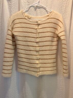 Sezane | Sweaters | Sezane Bettany Cardigan Vintage Blue Xxs